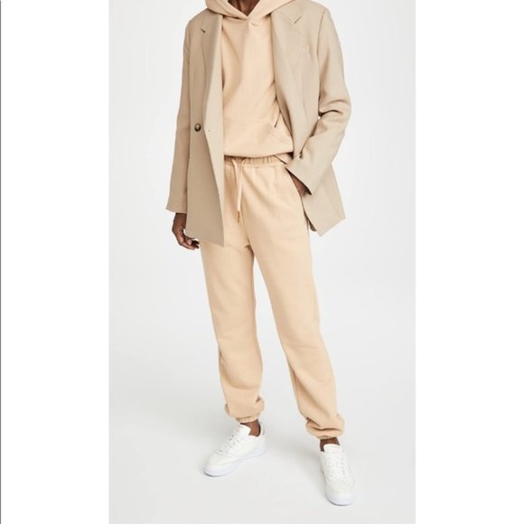 NWT WeWoreWhat Active Classic Sweatshirt Tan M - Picture 3 of 10